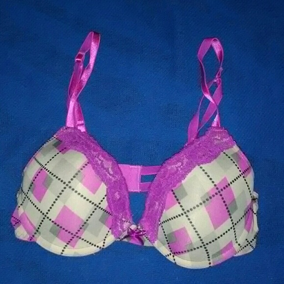 Candie's Other - 34b Candies Bra Plaid